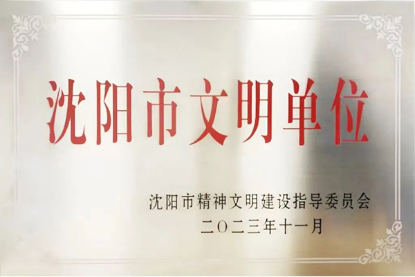 喜报丨沈阳尊龙凯时工业集团荣获2020-2023年度 “沈阳市文明单位”声誉称呼